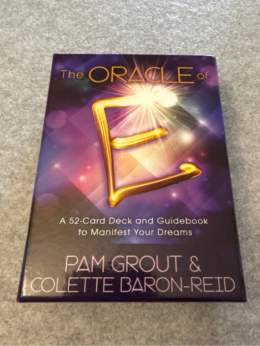 The Oracle of E 52-Card Deck & Guidebook Pam Grout Colette Baron-Reid